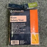 Magellan Outdoors Youth Blaze Safety Vest NWT