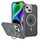 Shockproof Camera Stand Mag Safe Matte Case For iPhone 16Pro Max 15 14Plus 13 12