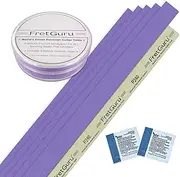 FretGuru Leveling Beam Replacement Sandpaper - 240 Grit 5 - Pack Sel f- Adhesive Strips for All Sanding Beam Fret Leveler 16” 400mm P240