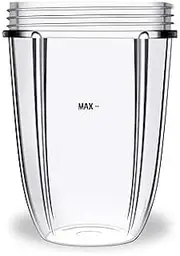 Replacement Parts Juicer Cups for Compatible with Nutribullet Accessories 18OZ Clear Mugs Blender Juicer Mixer