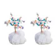 2PK Wishstone Gemstone Calming Gemtree Large Mix Wellness Stone Collection