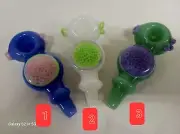 5" Slime Heavy Duty Dotted Design Tobacco Smoking Pipes.