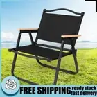 Camping Kermit Chair 115 Ergonomics Chair for Outdoor Picnic Barbecue (Black)