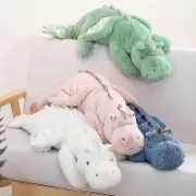Cute Plush Dragon, Weighted Dinosaur Toy Kids Adult Gift Or Decoration Xixi blue 70cm