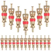 100 Pcs Tire Valve Core Auto Inflator with Pressure Gauge Car Tires