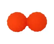 Peanut Shaped Fitness Yoga Gym Muscle Body Stress Relaxing Release Massage Ball-Orange