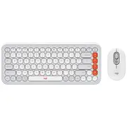 Logitech POP Icon Keyboard and Mouse Combo Off White