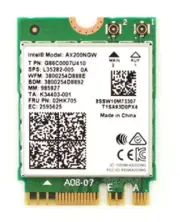 Intel WiFi 6 AX200 WiFi 6 card 802.11ax for Asus Q534U WiFi replace 7265NGW