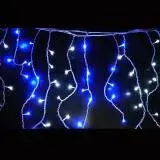 在飛比找遠傳friDay購物優惠-摩達客-聖誕燈裝飾燈LED燈100燈冰條燈(藍白光)(附控制