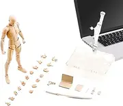 Sketching Action Figures - Action Figure Model Set, Sketching, Drawing, Doll Model Set, Action Figure Drawing Model, Drawing Figure Models for Artists, Kun Dx and Body, PVC Body Kun