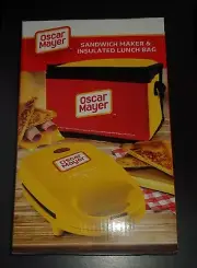 OSCAR MAYER Sandwich Maker & Insulated Lunch Bag NEW IN BOX