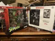 Mcfarlane Toys Spawn Throne set + Entertainment Earth Exclusive Sketch Variant