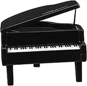 LIFKICH Piano Prop for Decorative Mini Clavier Music Figurines Home Decor Ornaments Collectable Dollhouse Christmas Decorations Music Decor Instruments Home Ornament Black