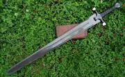 Custom Handmade High Carbon Steel Viking Battle Ready Sword Medieval Sword.
