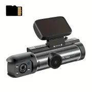 NNETM 1080P Dual Camera Dash Cam for Cars with 32GB Memory Card