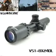 Visionking 1-8x24 Zoom Rifle Scope Mil Dot Outdoor Military Shooting hunting