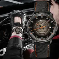 在飛比找PChome24h購物優惠-MIDO美度 COMMANDER 香榭系列 鏤空漸變機械腕錶