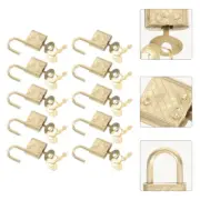 10Pcs Padlock Journal Tool Boxes Padlock Drawer Locks Diary Padlock