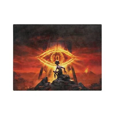 Velveteen Minky Blanket:Gollum,The Eye of Sauron,Lord of The Rings,LOTR,Artwork