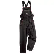 Sparco Mechanics Salopettes / Dungarees (Black) - Race Mechanics Overalls