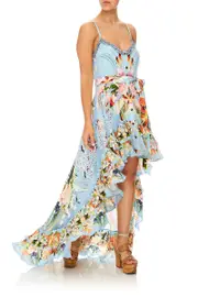 HIGH LOW BUTTON DOWN DRESS THE STILL ABYSS