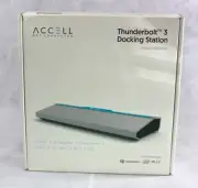 NEW Accell K160b-001k Thunderbolt3 Docking Station Usb-a Usb-c DP 40 Gbps