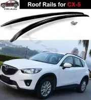 2pcs Fits for Mazda CX-5 CX5 2012-2016 roof rails Roof Rack Side Rail Bars Black