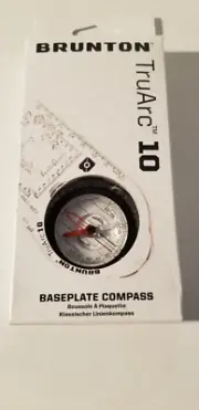 New Brunton TruArc 10 Baseplate Compass F-TRUARC10 NEW