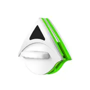 Catzon Magnetic Glass Cleaner Double Side for Outside Window 20-30mm-Green