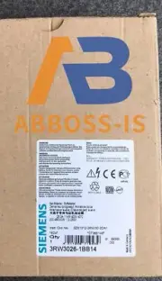 New in box Siemens 3RW3026-1BB14 SIRIUS Soft Starter S0 25 A 11 kW 3RW30261BB14