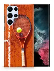 CASE COVER FOR SAMSUNG GALAXY|TENNIS SPORTS RAQUET AND BALL
