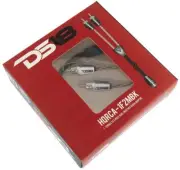DS18 HQRCA-1F2M RCA Audio Y Adapter Cable 1 Female 2 Male Jack Stereo Splitter