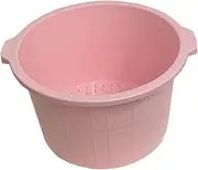 for Soaking Foot Bath Basin Gifts for Parents Foot SPA Side Handle Foot Soak Bath Home SPA with Massage Points Pedicure Bowl, pink