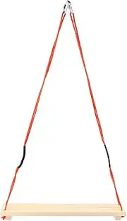 Chicken Wooden Swing Toy Durable Hanging Perch for Large Parrots and Medium Chickens