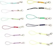 BIUDECO 15Pcs Decorative Lanyard with Lobster Clasp for Phone Key String DIY Jewelry Strap Versatile Mobile Phone Accessories for Parties and Personal Collection