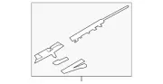Genuine BMW Slide Rail 54-10-7-198-619