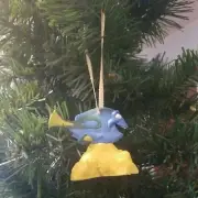 NEW DISNEY PIXAR FINDING NEMO / DORY ROYAL BLUE TANG DORY CHRISTMAS ORNAMENT