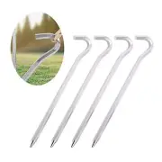 4x Ground Nails Nail Spikes Tent Pegs Garden Stakes for Camping Awning Canopy