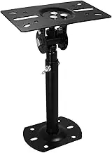 STOBAZA Ceiling Speaker Mount Bracket Adjustable Heavy Duty Wall Ceiling Speaker Holder for Versatile Installations Sturdy Design Reduces Vibrations Easy Installation Included