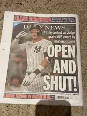 AARON JUDGE YANKEES MVP NY DAILY NEWS 11/22/ 2024