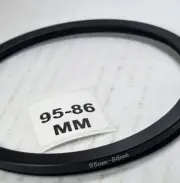95-86mm Step-Down Lens Filter Converter Adapter Ring 95mm-86mm Metal E95 to E86