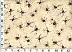 Black Widow Spiders on Webs Halloween Quilting Sewing Fabric by Yard #198