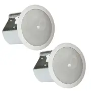 2x JBL Professional Series Control 14C/T Two-Way 4" Coaxial Ceiling Speakers