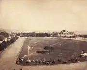 View from Watson's Hotel in Bombay - Maharashtra in 1883 OLD PHOTO