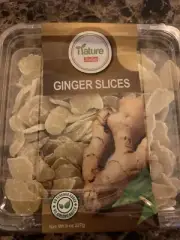 NEW Ginger Slices Air Dried Prue Healthy NO GMO By Nature On The Go