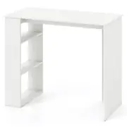 Costway Computer Desk Office Writing Table White