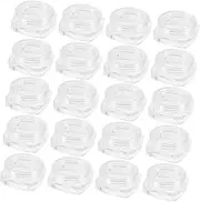 minkissy 20Pcs Transparent Nail Organizer Case Storage for Artificial Nail Tips Sequins and Jewelry Durable Box for Home and Crafting Present for All Occasions