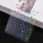9pcs/Set 3D Star Nail Art Sticker Geometry Star Sticker DIY Transfer DecES