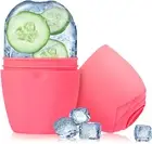 Ice Roller, Food-Grade Silicone Ice Roller for Face to Tighten and Lift Skin, Ic