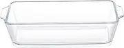 ABOOFAN Elegant Glass Casserole Dish 0.8l Glass Loaf Pan for Baking Bread Versatile Sturdy Oven Safe Easy Cle